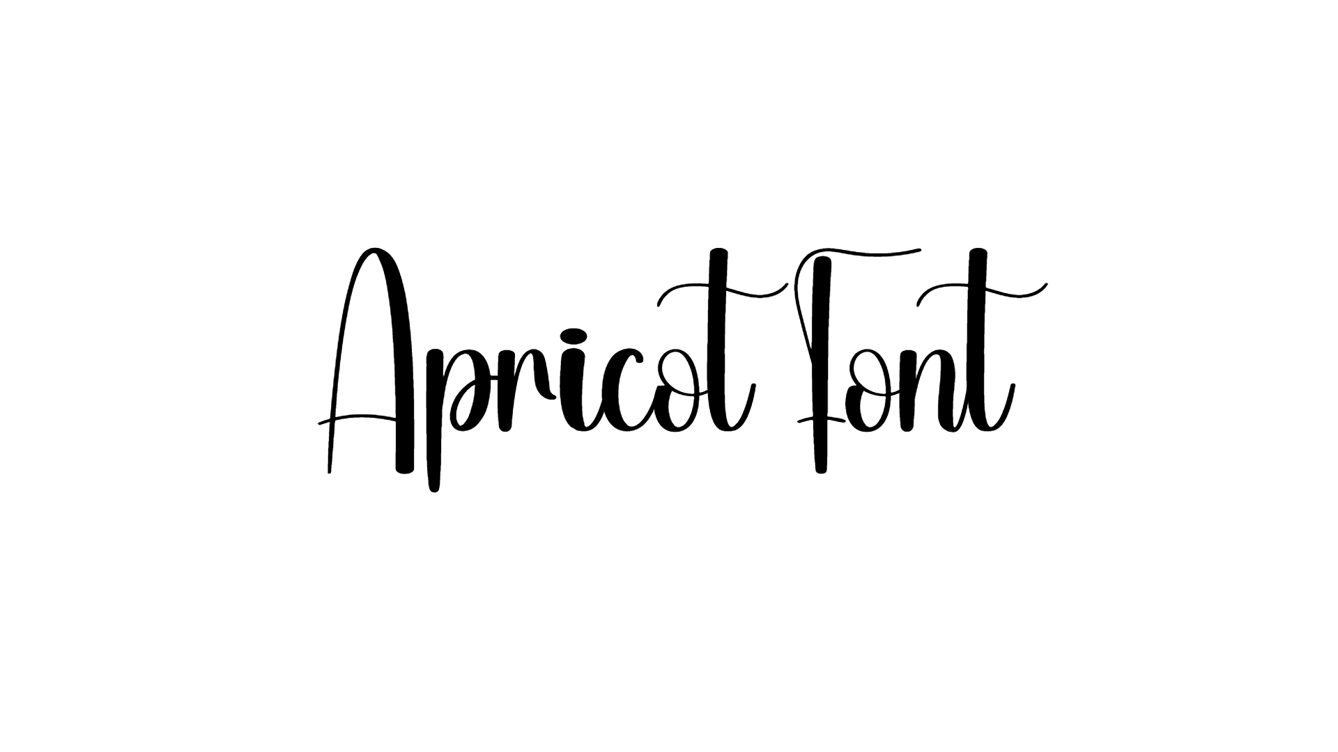 Apricot Font