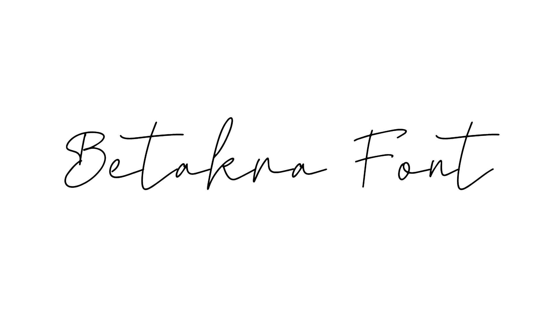 Betakra Font