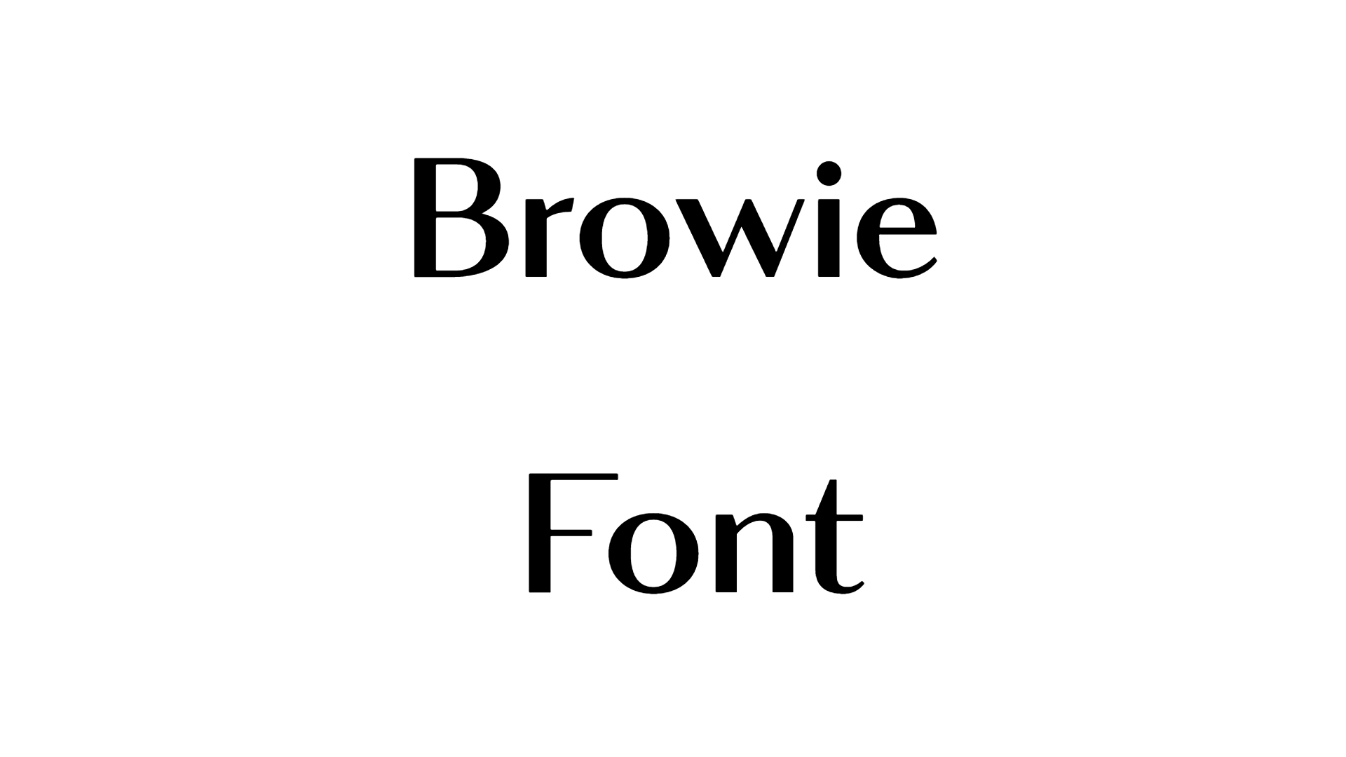 Browie Font download