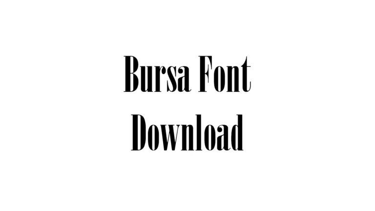 Bursa Font
