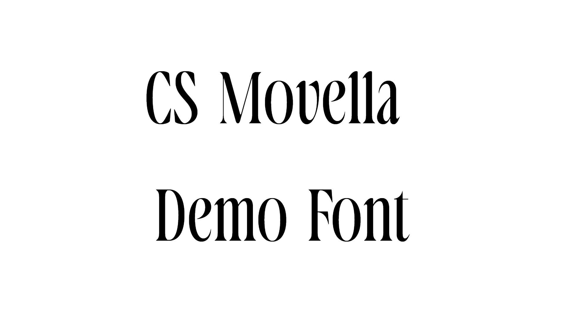 CS Movella Font