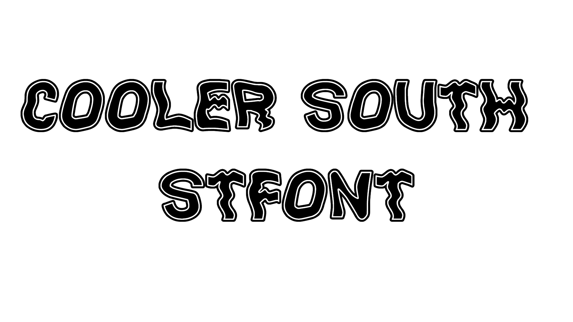 Cooler South St Font Download