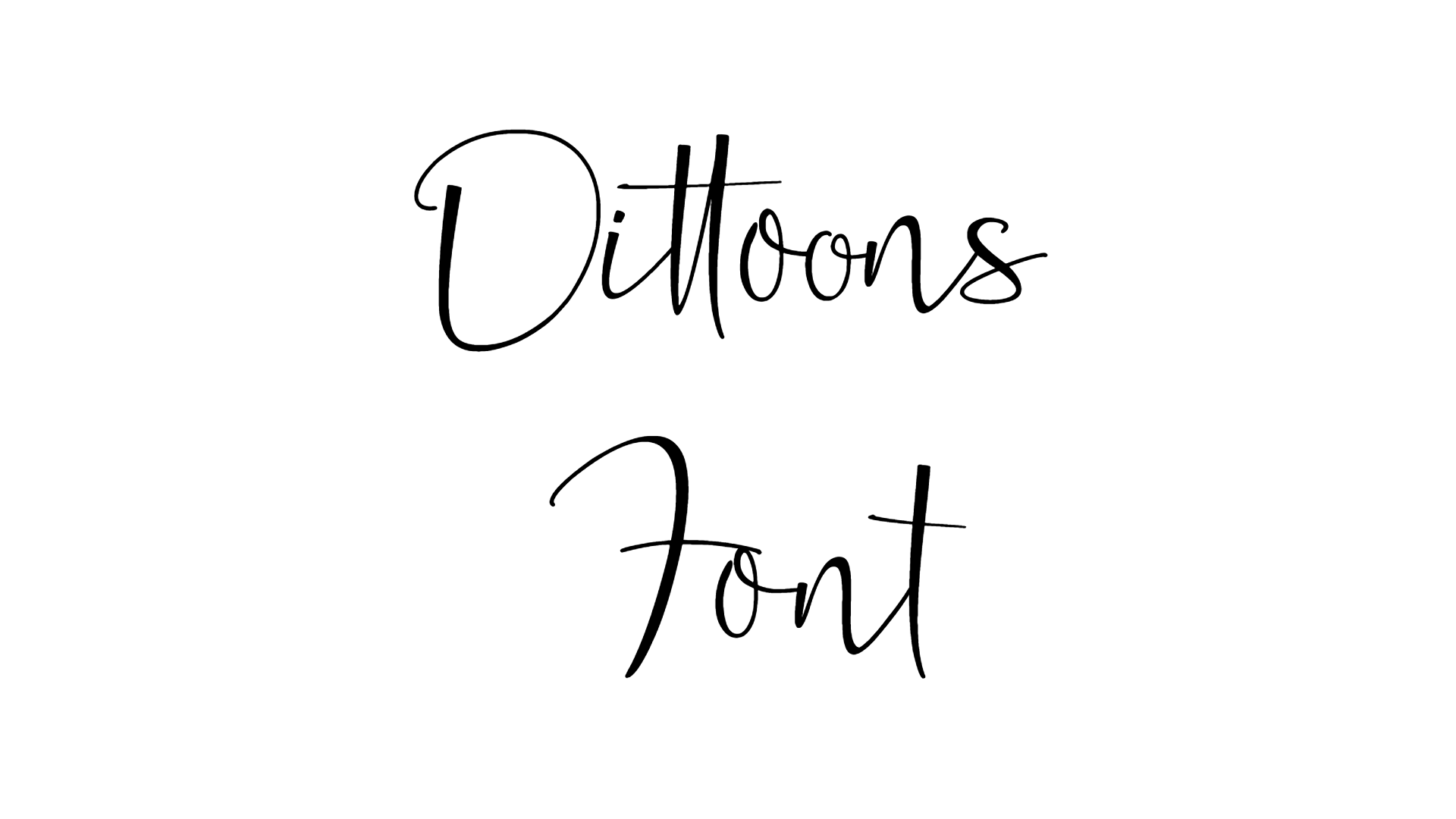 Dittoons Font download