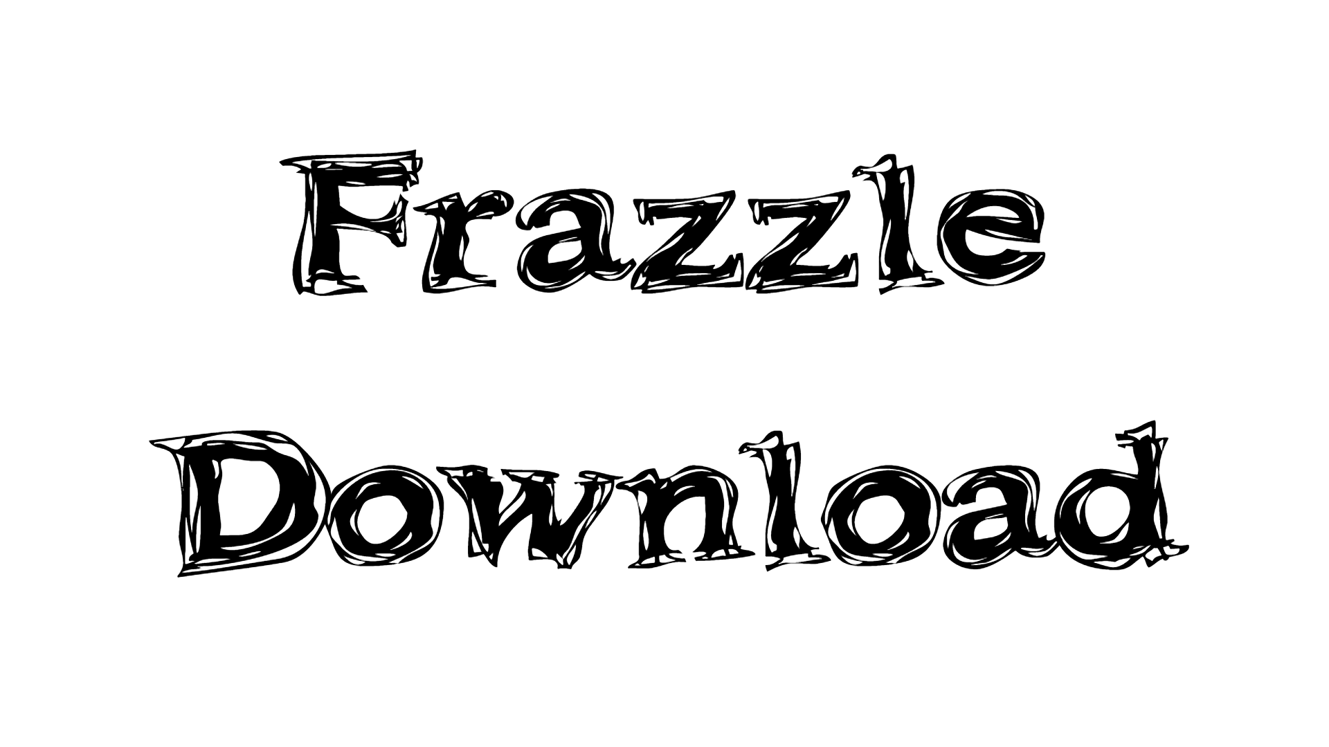 Frazzle Font