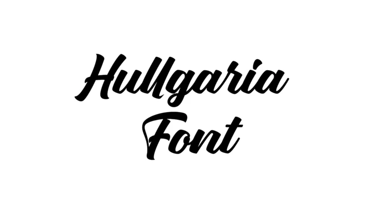 Hullgaria Font