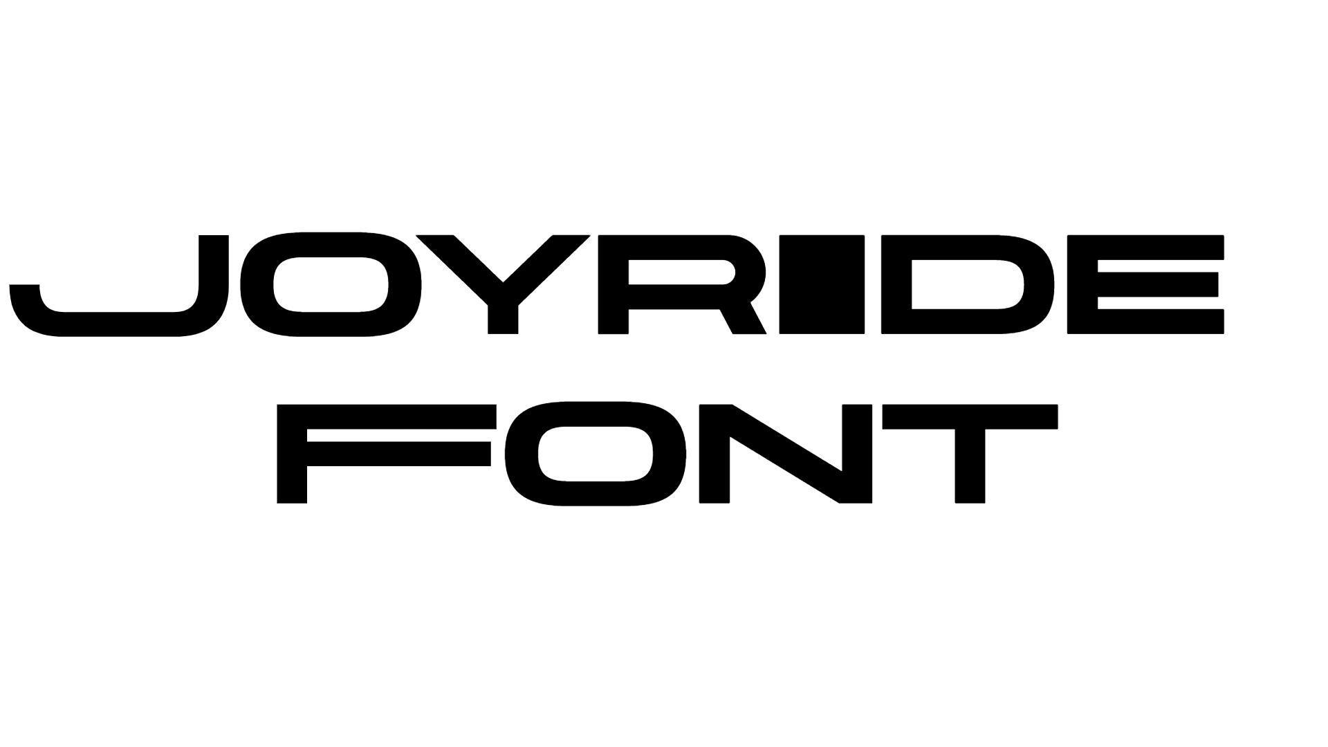 Joyride Font