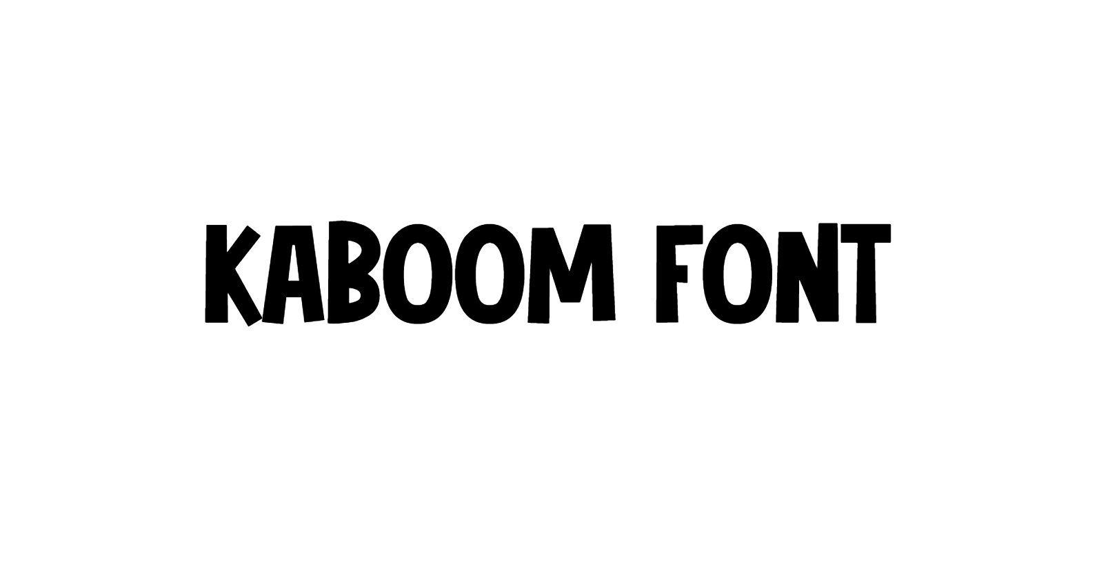 Kaboom Font
