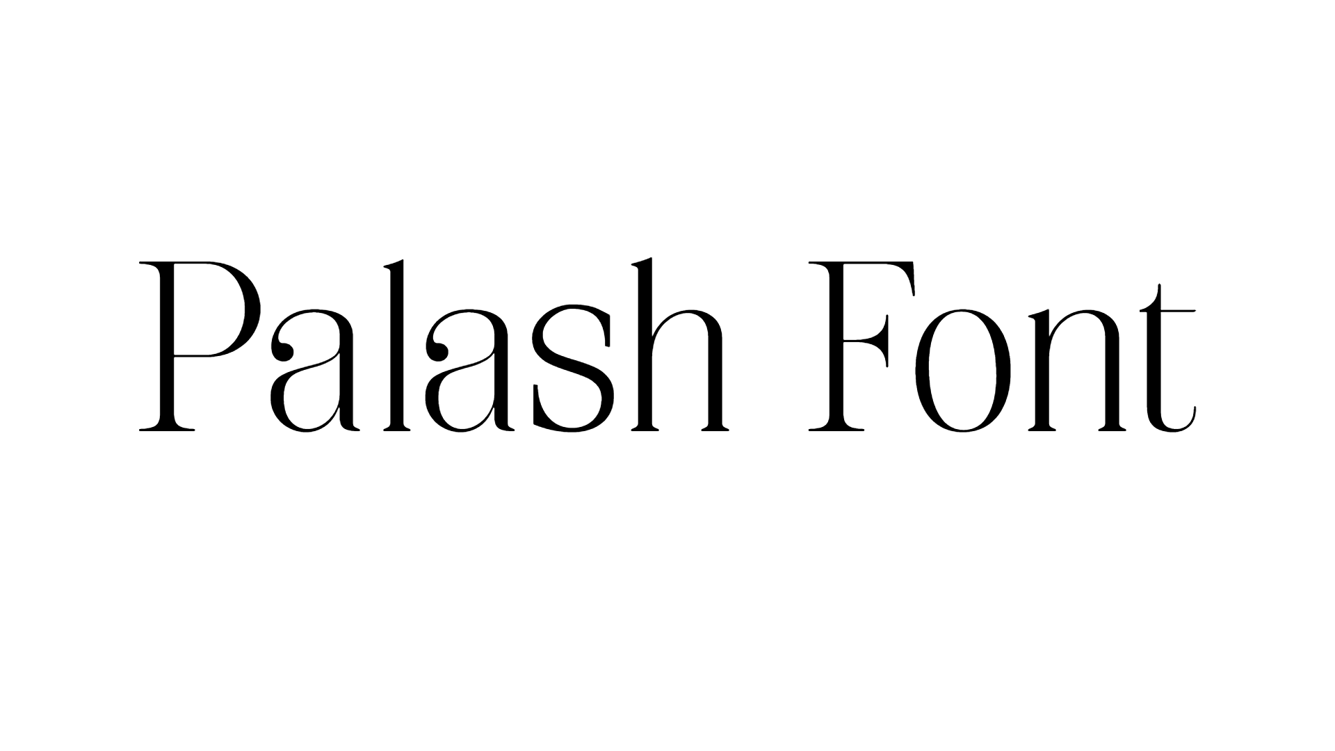 Palash Font