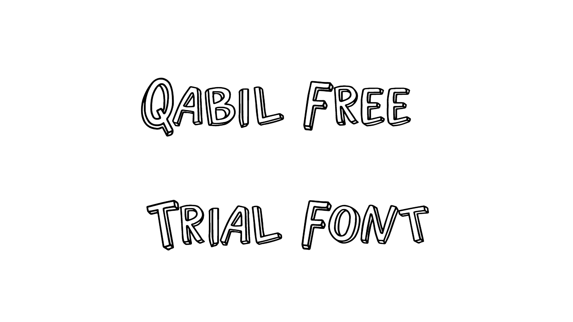 Qabil Free Trial Font