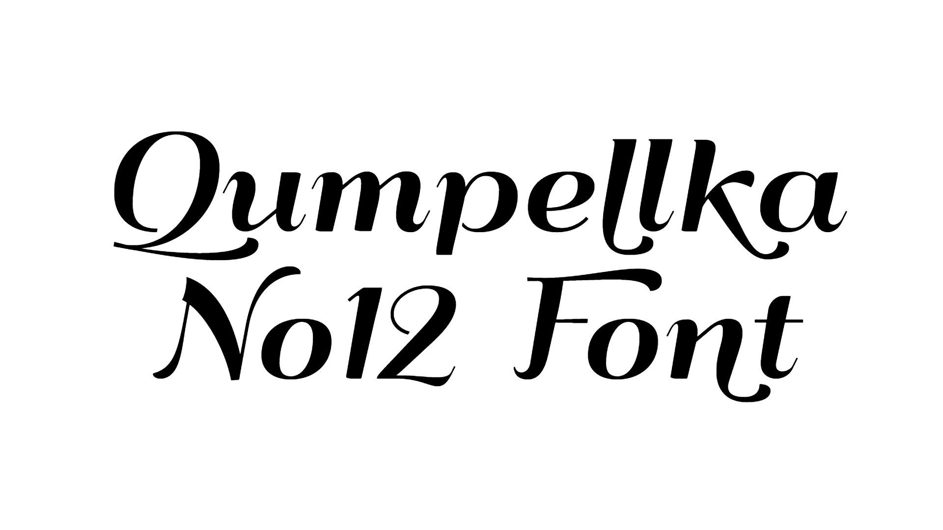 Qumpellka No12 Font
