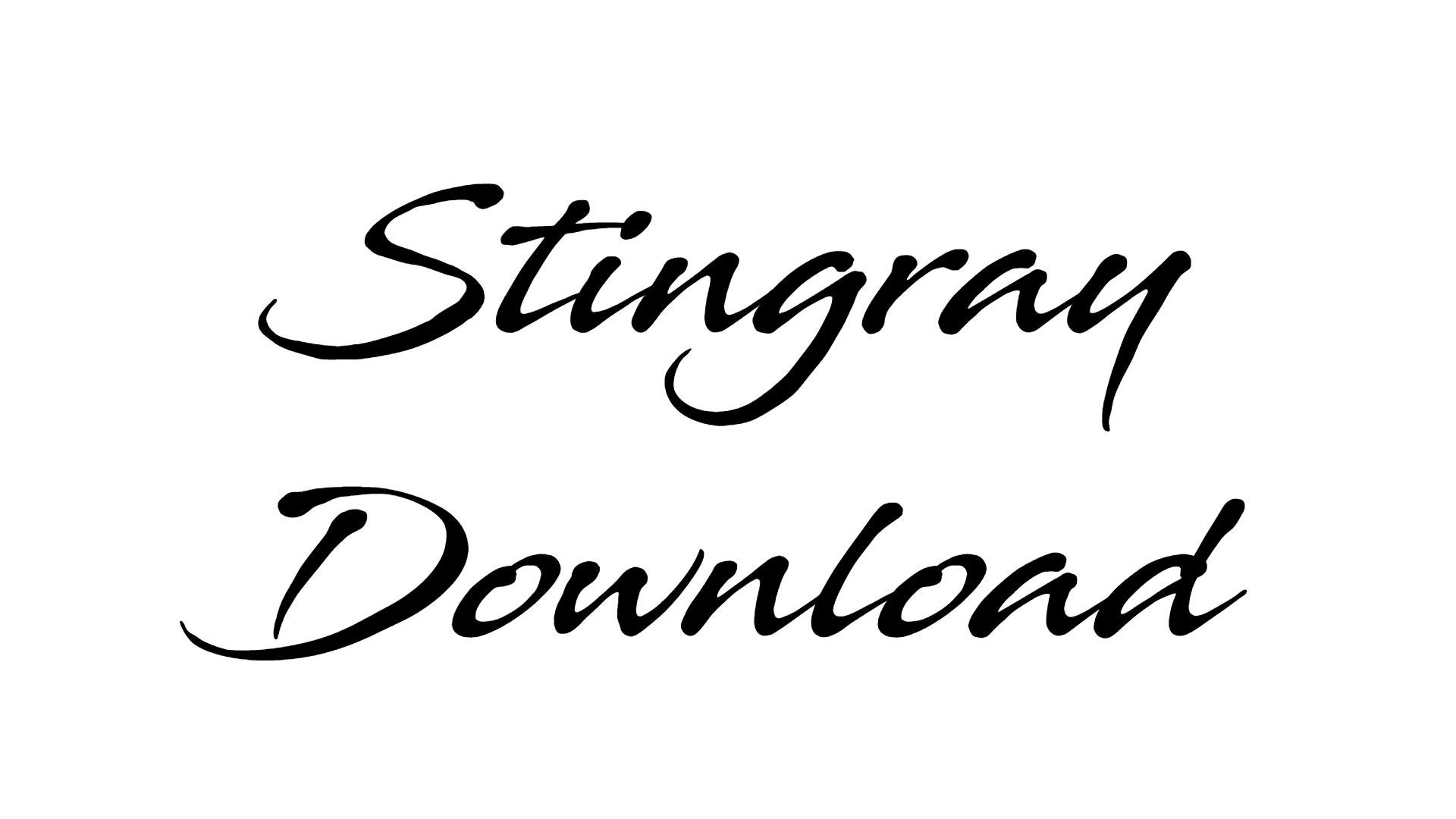 Stingray Font