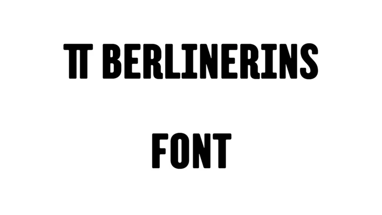TT Berlinerins Font
