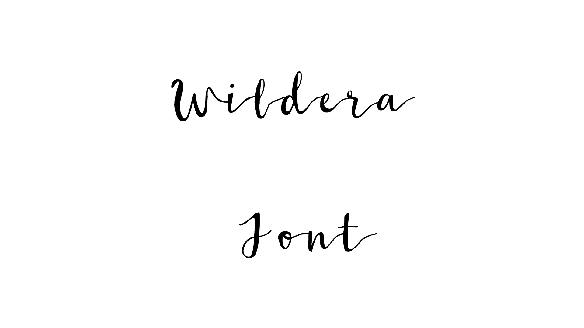 Wildera Font download