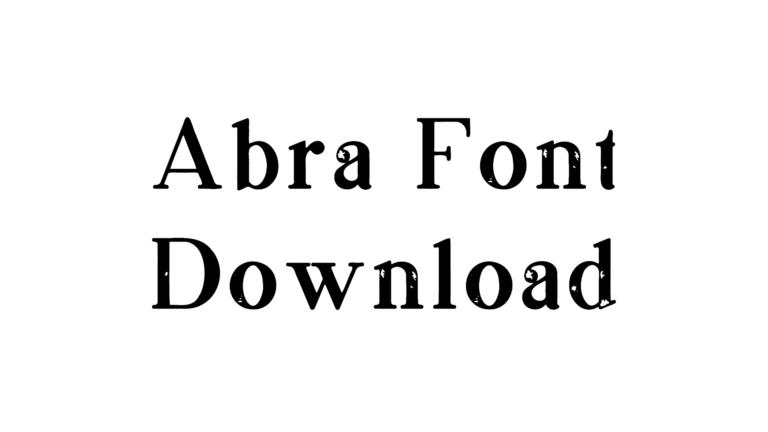 Abra Font download