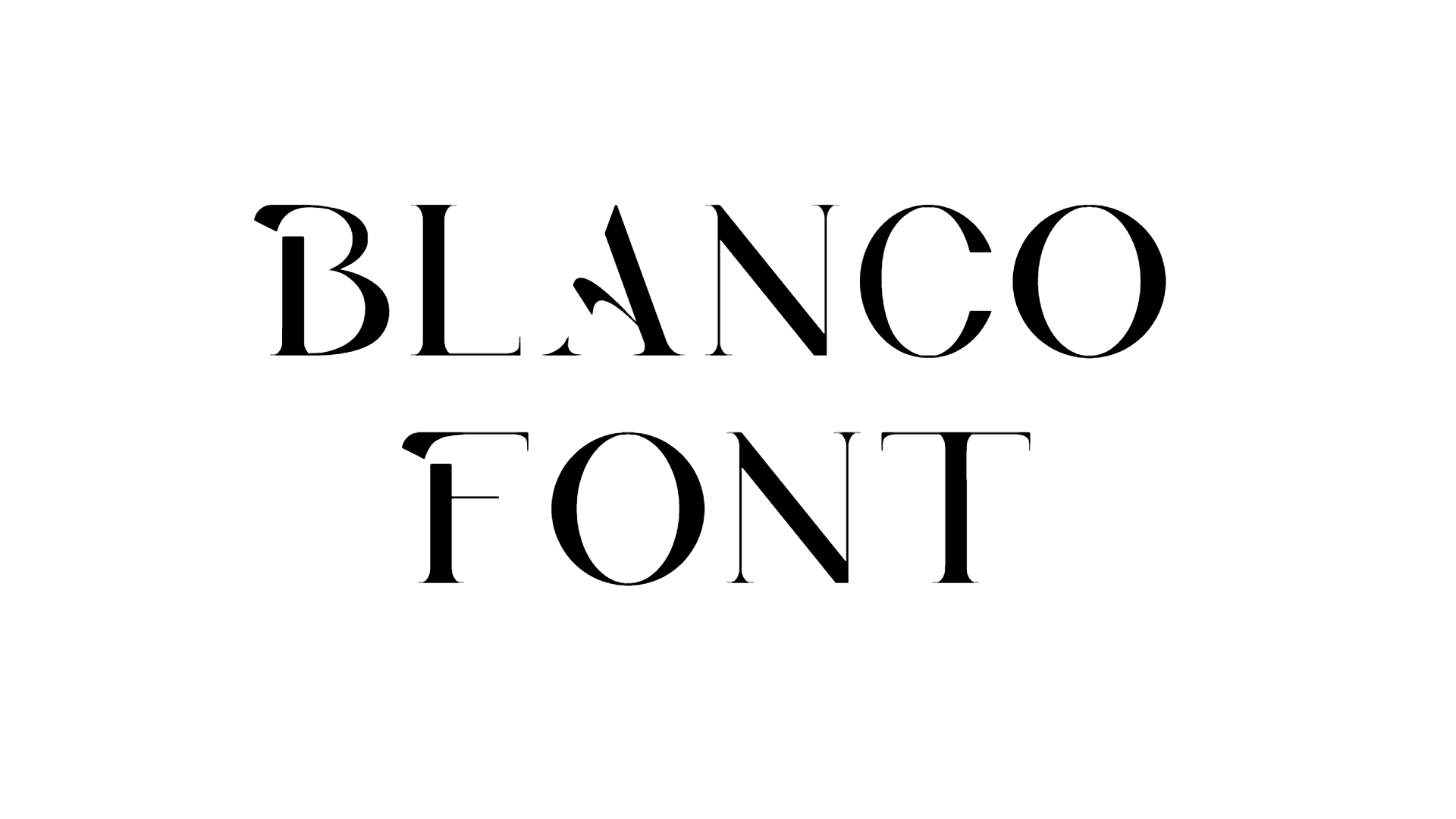 Blanco Font download