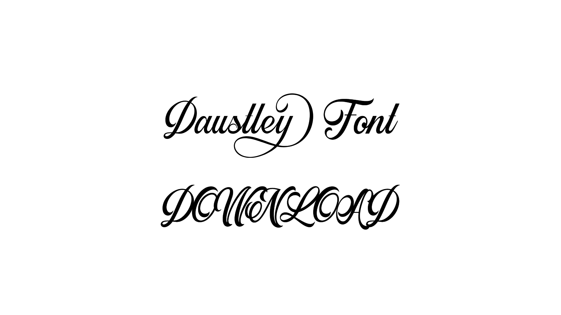 Daustley Font download