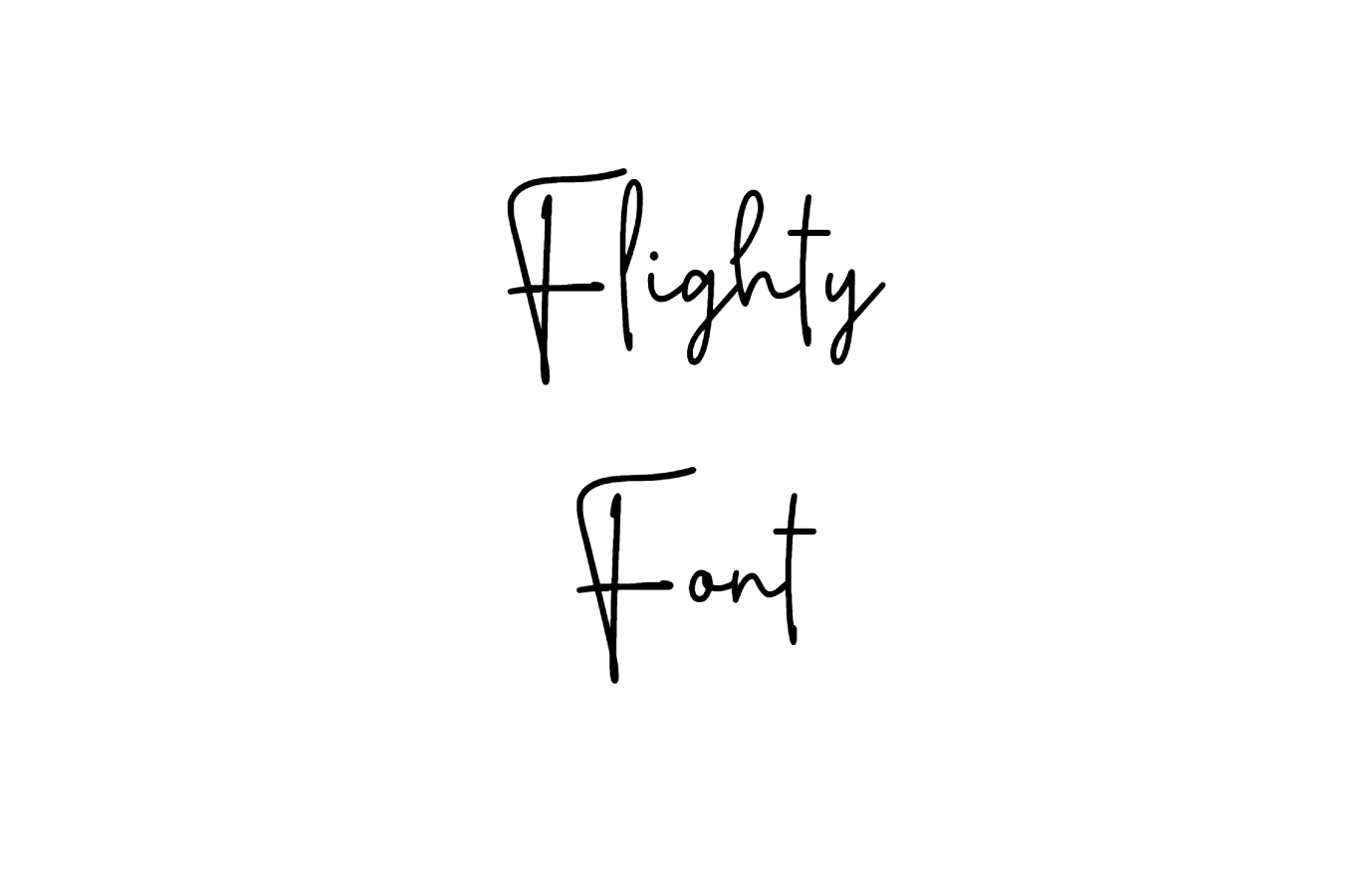 Flighty Font download