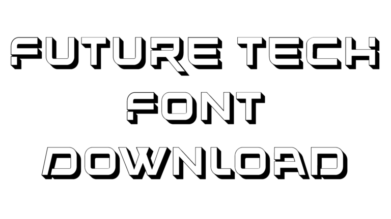 Future Tech Font download