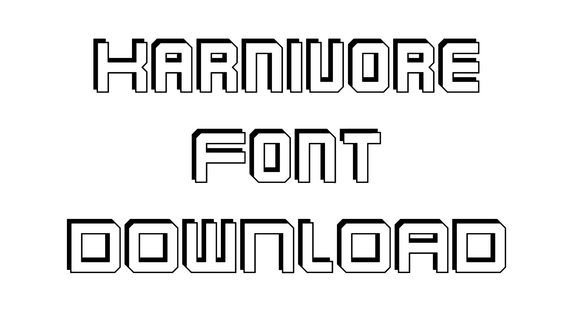 Karnivore Font download
