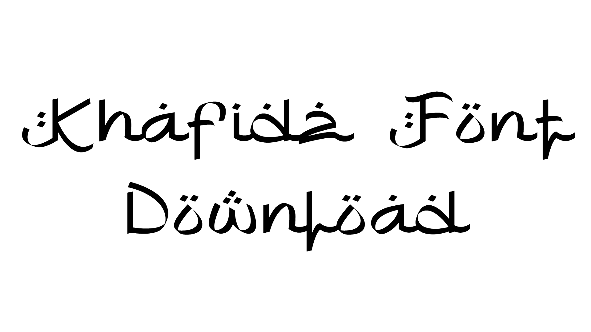 Khafidz Font download