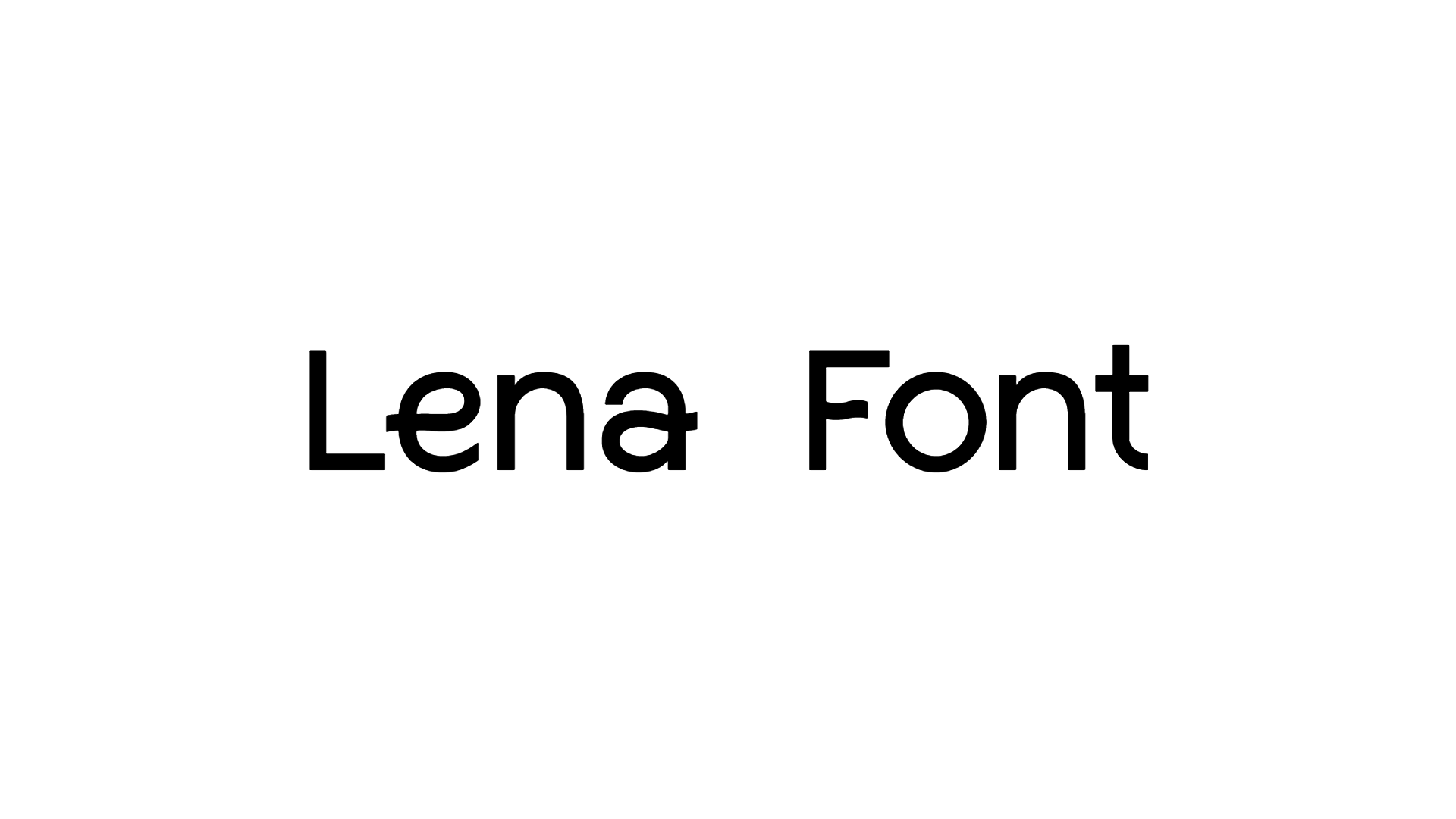 Lena Font download