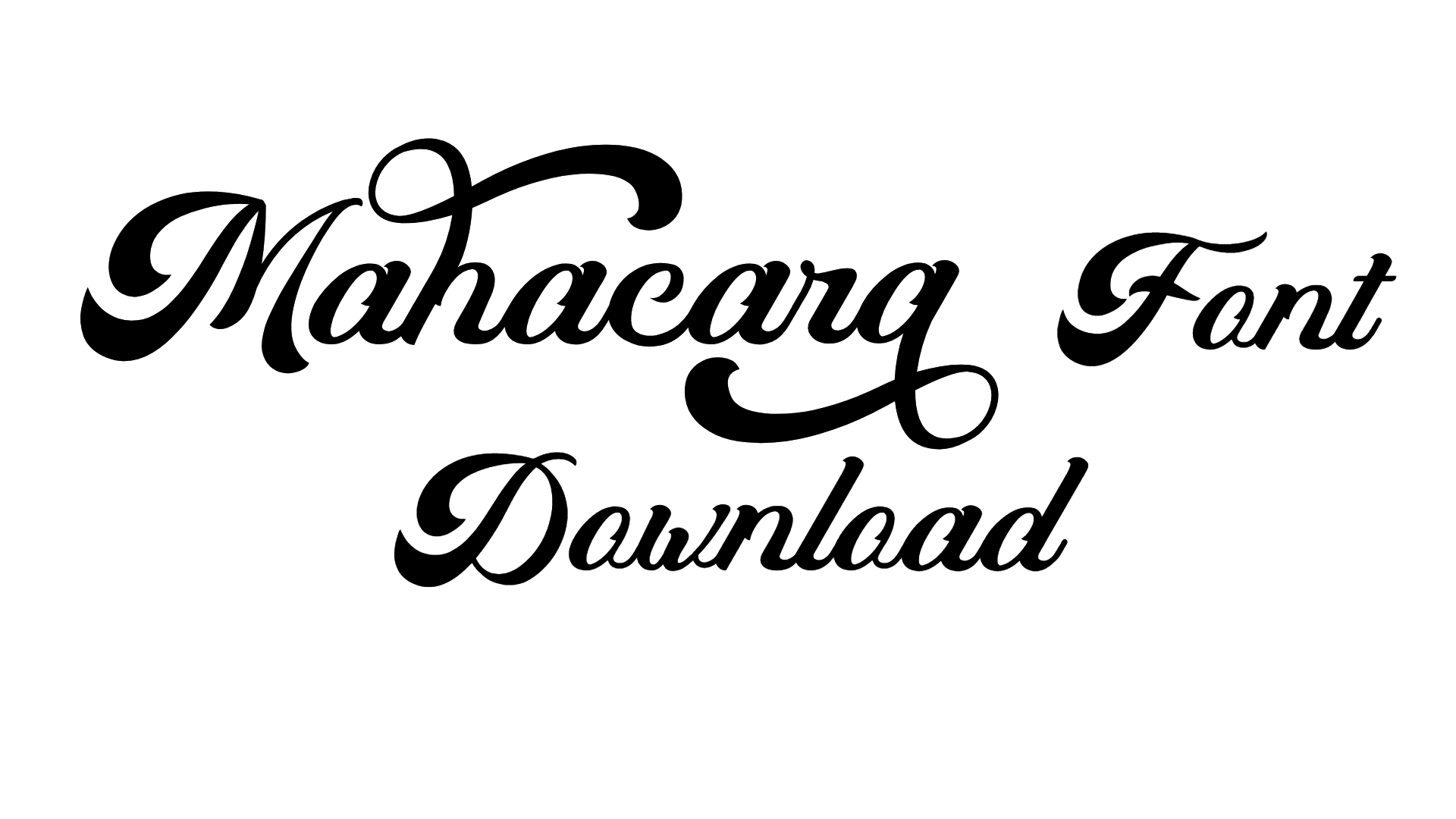 Mahacara Font download