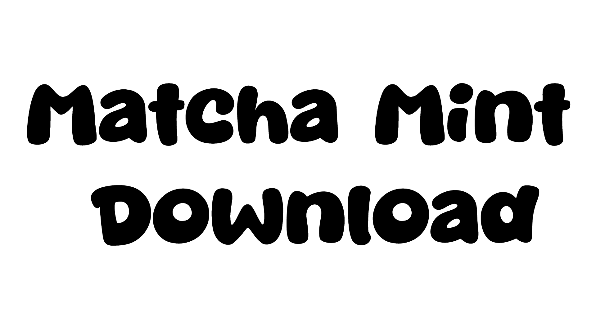 Matcha Mint Font download