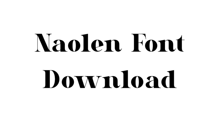 Naolen Font download