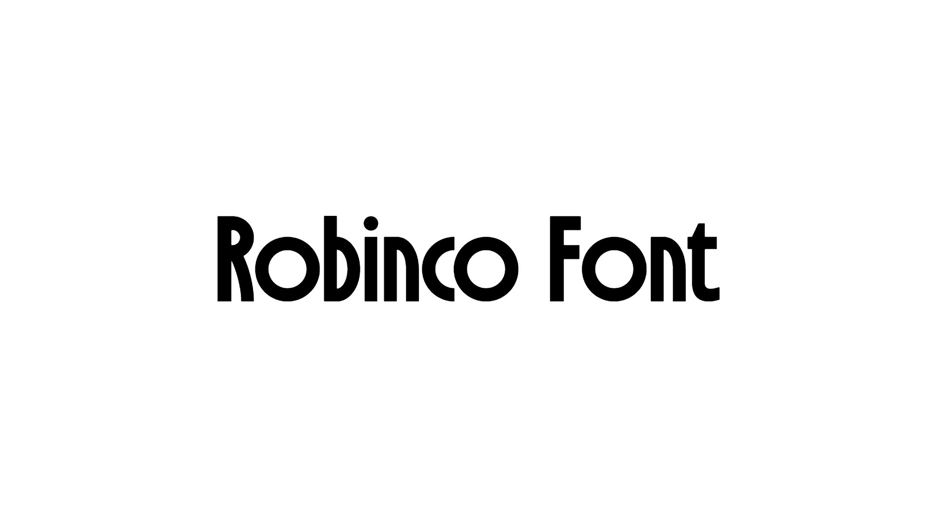 Robinco Font download