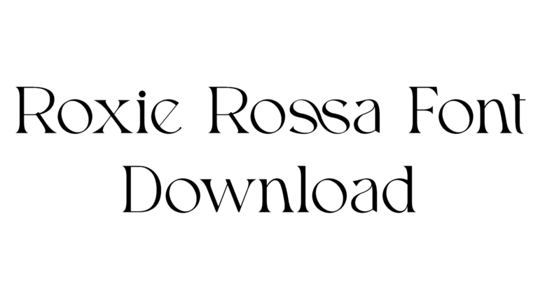 Roxie Rossa Font download