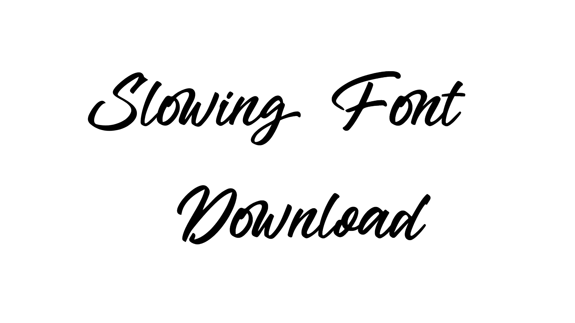 Slowing font download