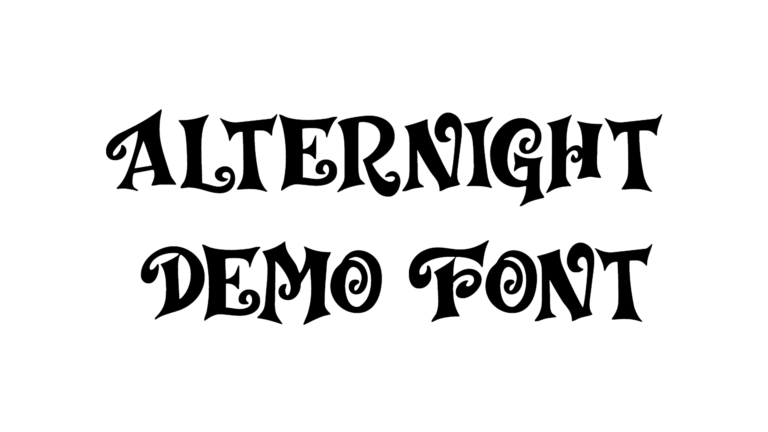 Alternight Demo Font
