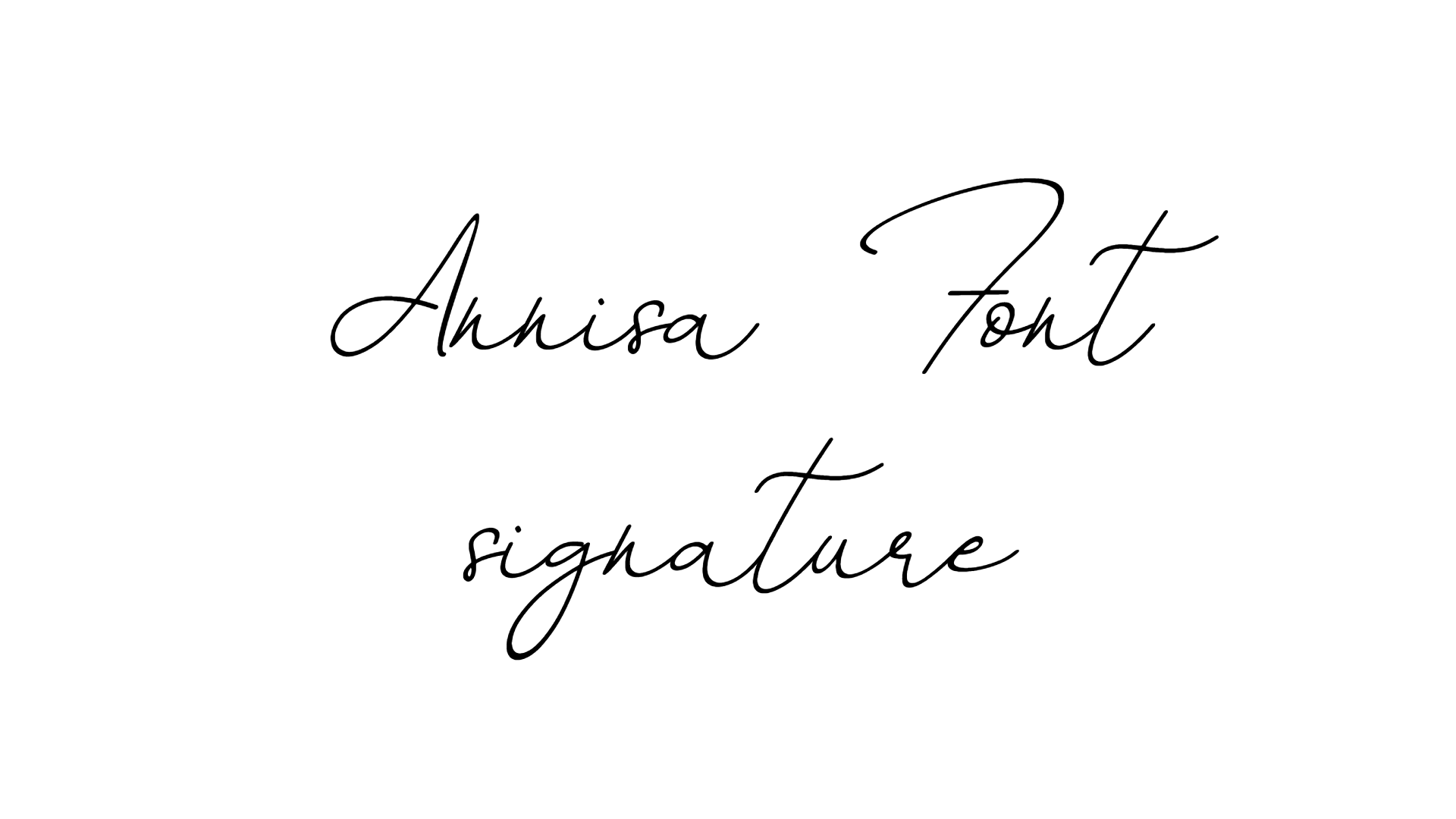 Annisa Font preview