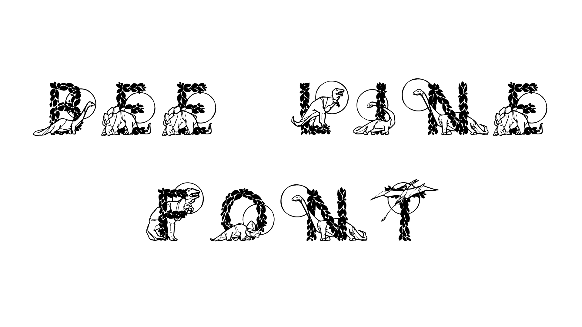 Bee line Font preview