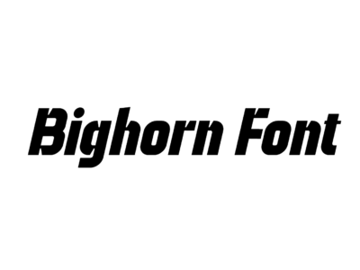 Bighorn Font preview