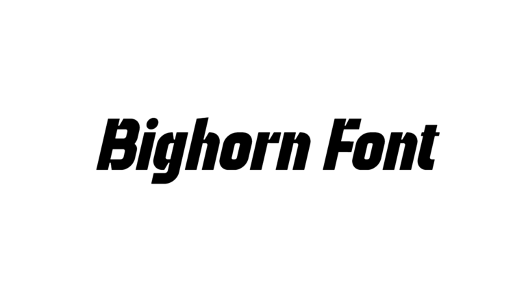 Bighorn Font