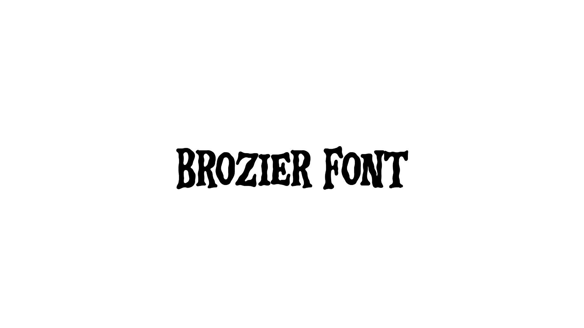 Brozier Font