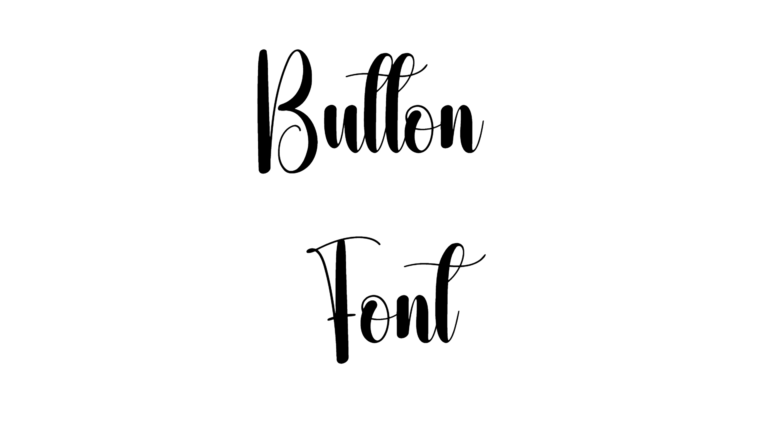Button Font