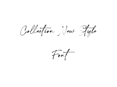 Collection New Style Font preview