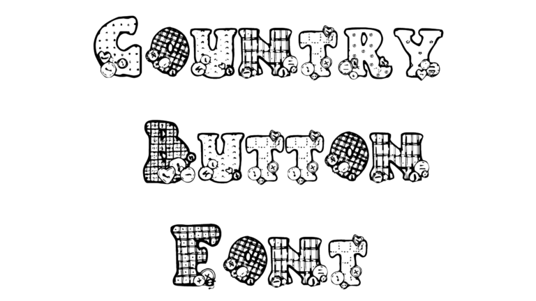 Country Button Font