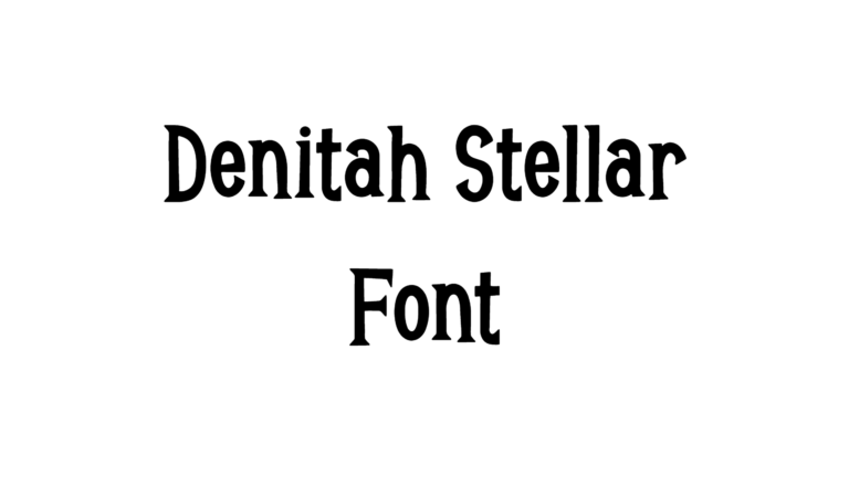 Denitah Stellar Font