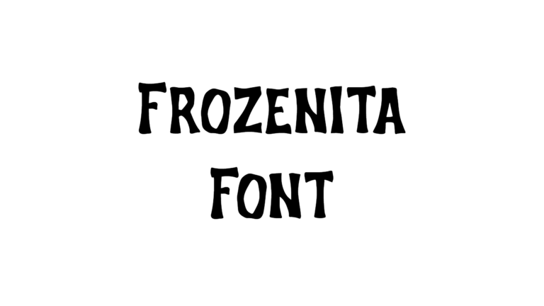 Frozenita Font