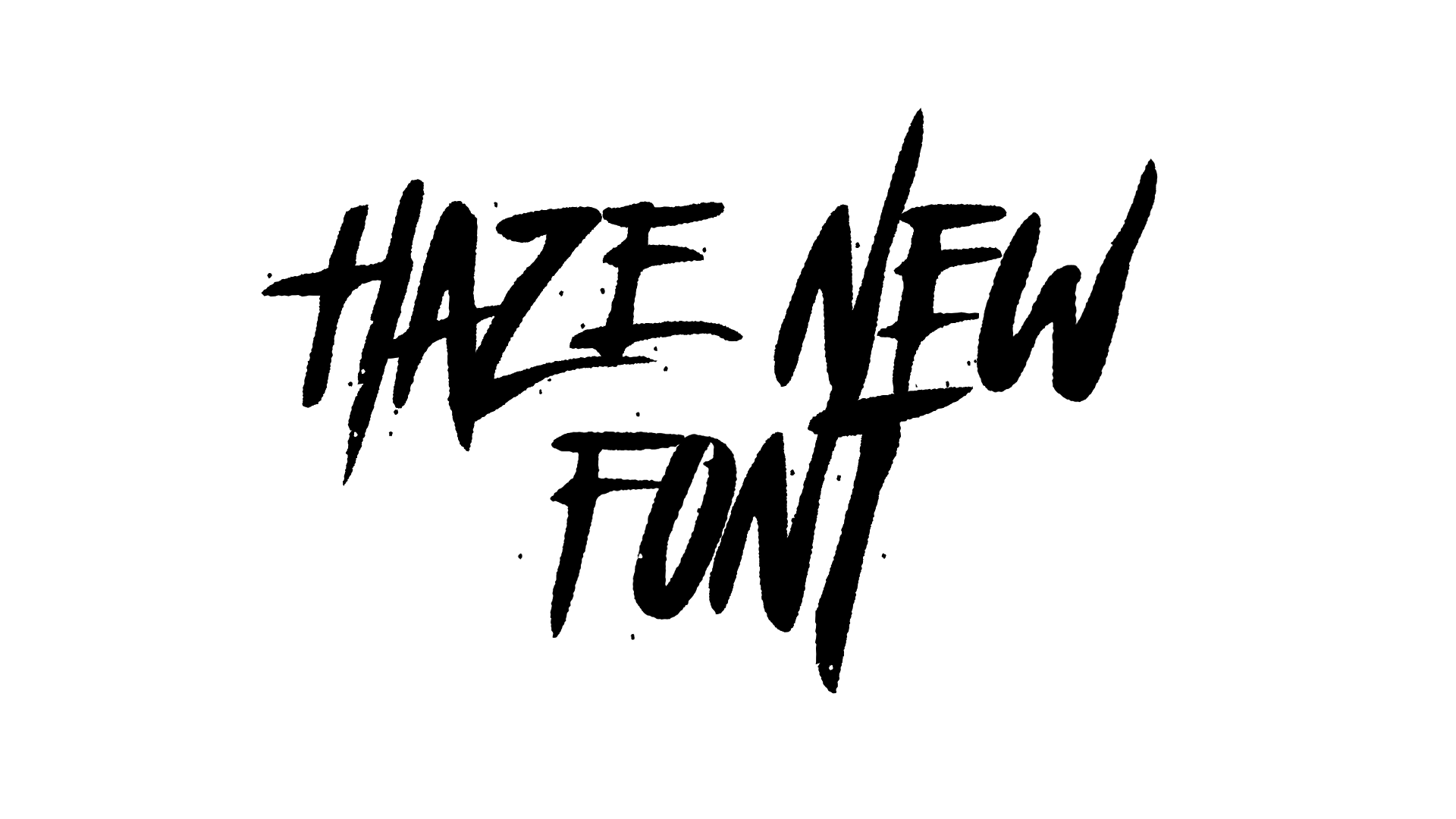Haze New font