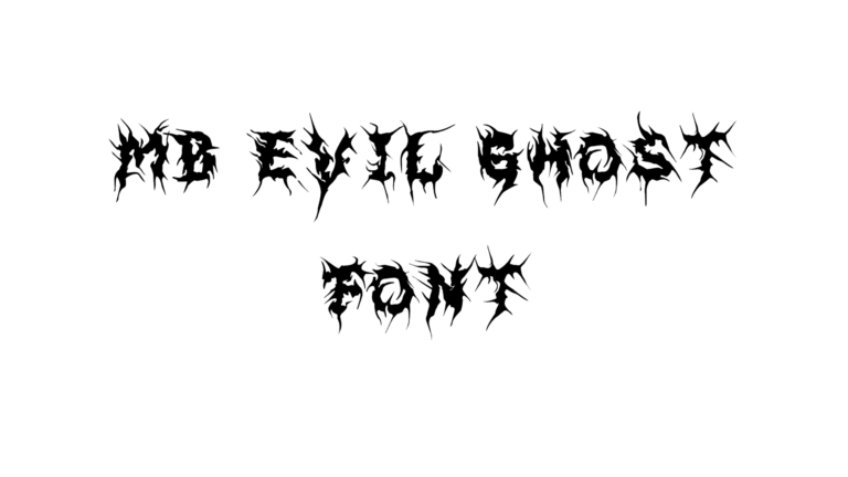MB Evil Ghost Font