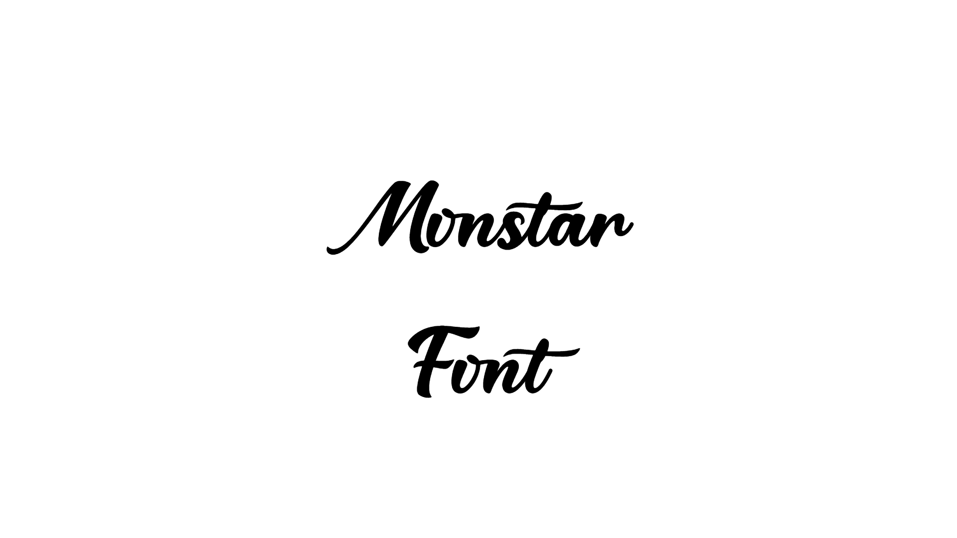 Monstar font