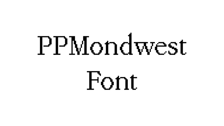 PPMondwest Font