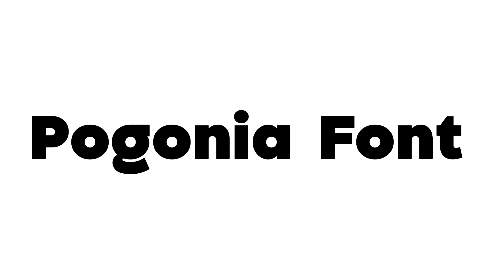 Pogonia Font preview