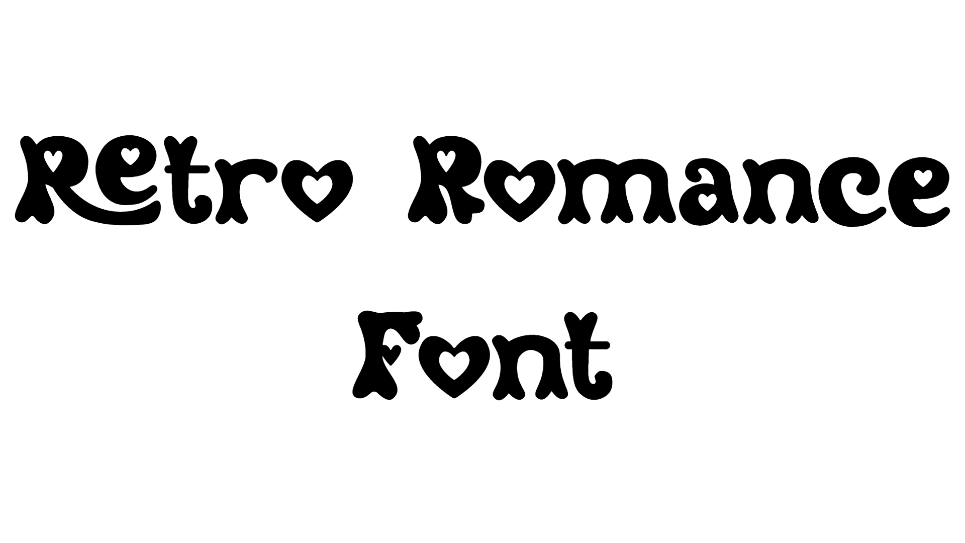 Retro Romance Font