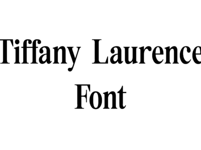 Tiffany Laurence font preview